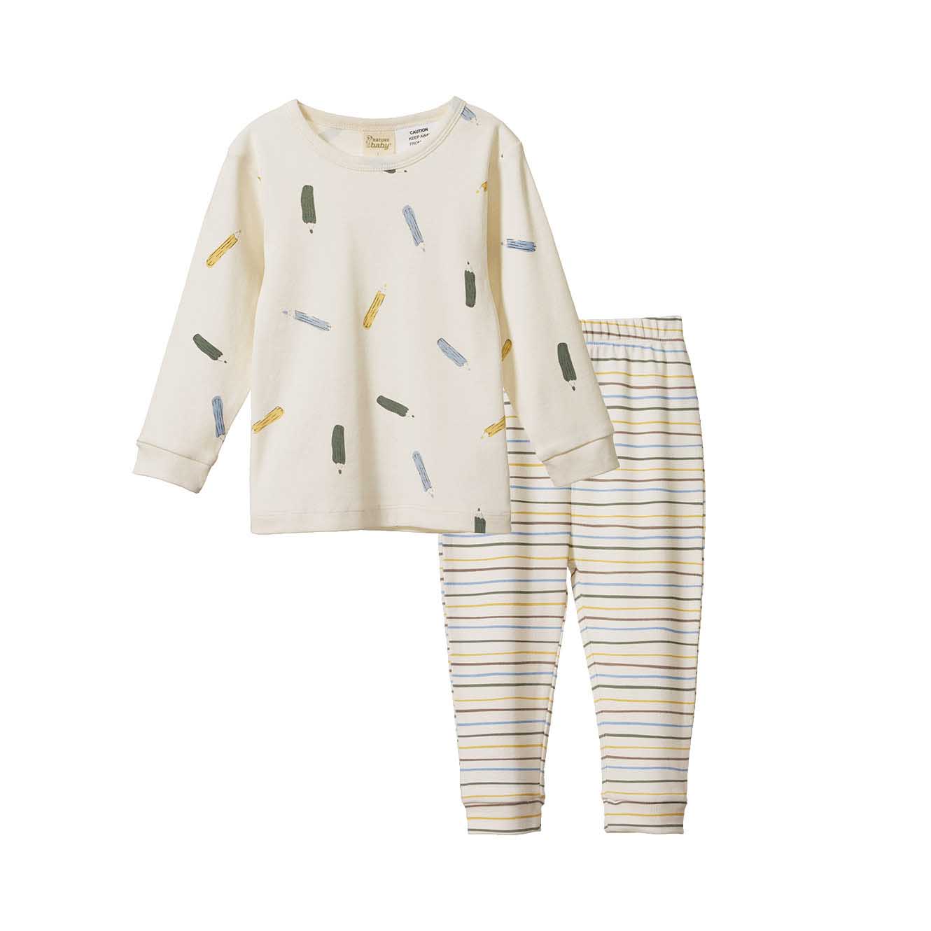 Nature Baby 2-Piece Long Sleeve Pyjamas 3-4Y